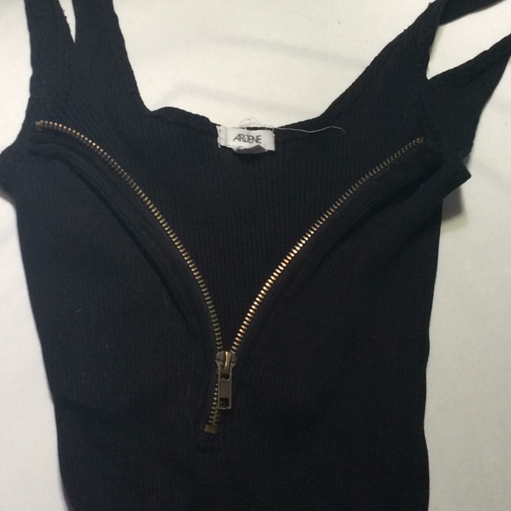 Tight black dress